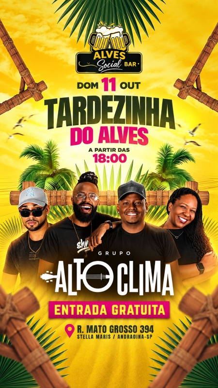 Evento alves-social-bar
