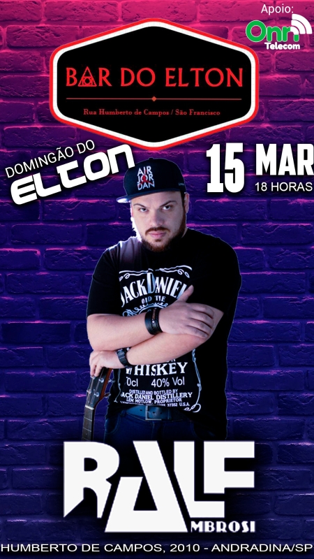 Evento bar-do-elton---domingo----1503---18h---ralf-ambrosi