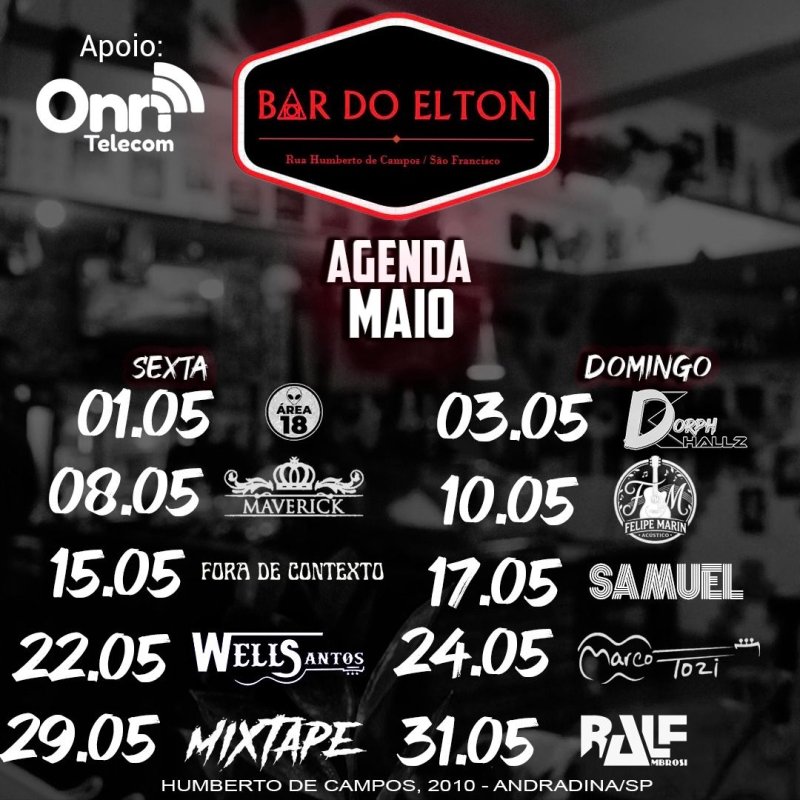 Evento bar-do-elton---mes-de-maio