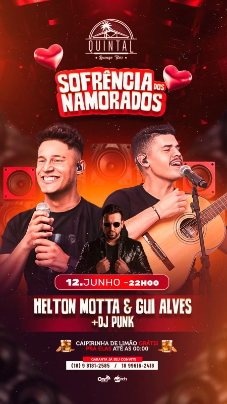 Evento quintal-lounge-bar---sexta---1206---22h---helton-motta--gui-alves--dj-punk