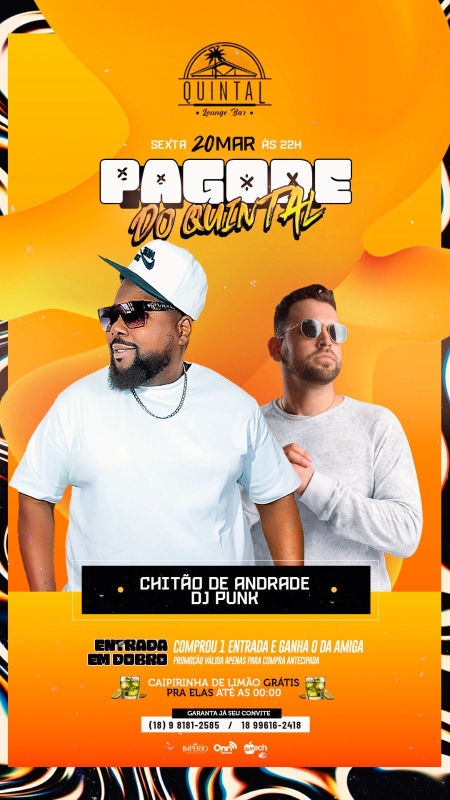 Evento quintal-lounge-bar---sexta--2003--22h---chitao-de-andrade--dj-punk